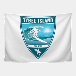 Surf Tybee Island Georgia Tapestry