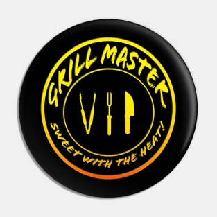 Grill Master VIP Sweet with the Heat color text Pin