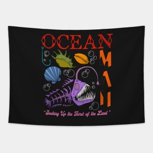 "Ocean Man" Ween Design Tapestry