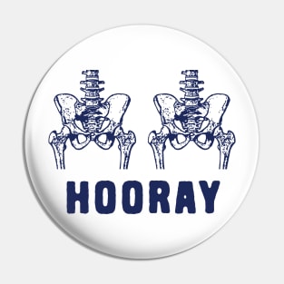 Hip Hip Hooray Pin