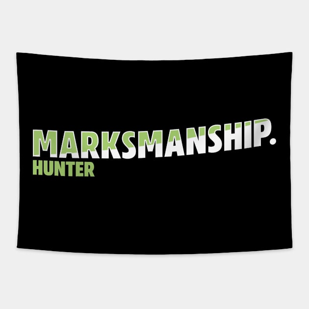 Marksmanship Hunter Tapestry by Sugarpink Bubblegum Designs