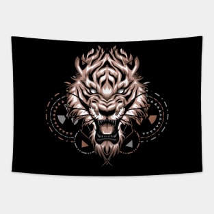 tiger mask head Tapestry