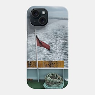 Heading away from Ardrossan en route to the Isle of Arran, Scotland Phone Case