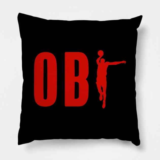 Obi Toppin - Dayton Basketball Pillow by sportsign