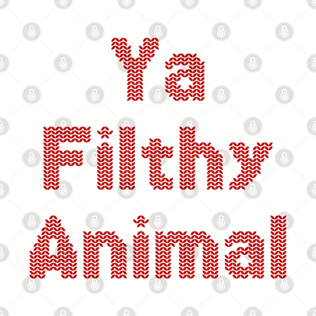 Ya Filthy Animal (Christmas) by wls