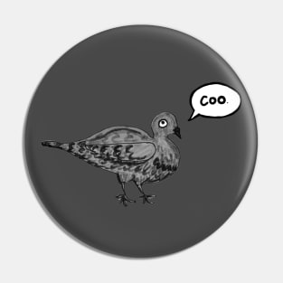 Manky Pigeon Pin