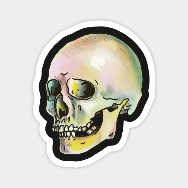 Skull Magnet by shehitsback