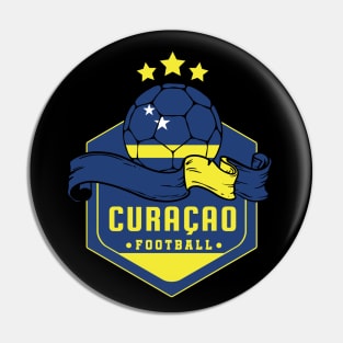 Curacao Football Pin