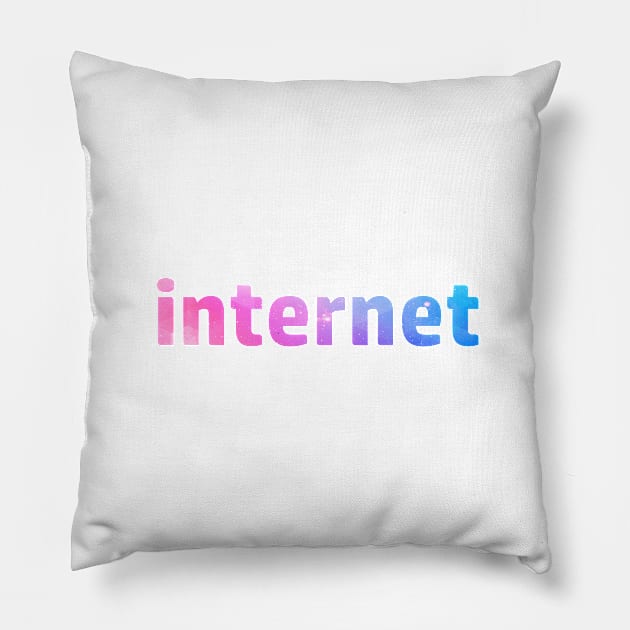 Internet Pillow by MysticTimeline