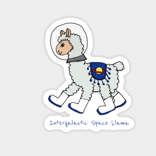 Intergalactic Space Llama Magnet