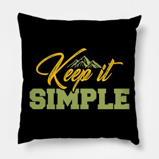 Keep It Simple Pillow