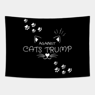 Funny Cats Anti-Trump - Cats Against Trump Tapestry