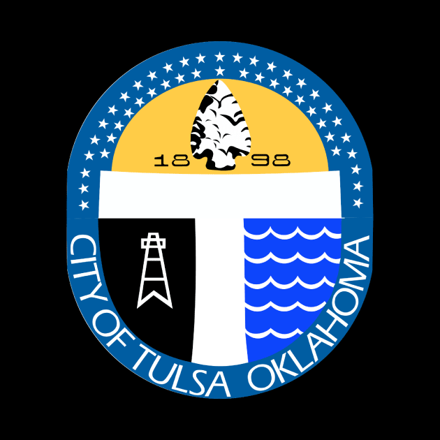 Official seal of Tulsa, Oklahoma by Wickedcartoons