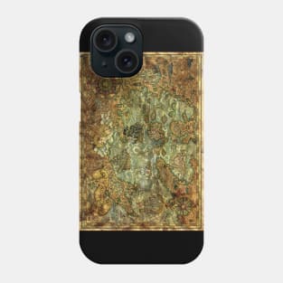 Old Nautical Map 6 (Fantasy). Phone Case