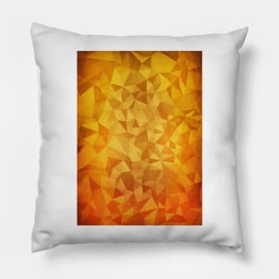 Orange Blend Cubism Pillow