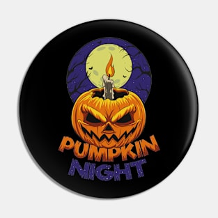 Pumpkin Night Pin