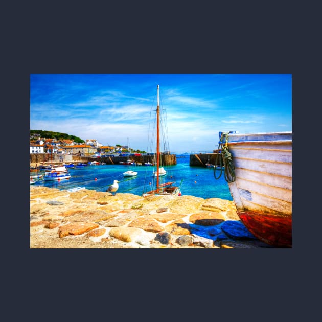 Mousehole Harbor Boats, Cornwall, UK by tommysphotos