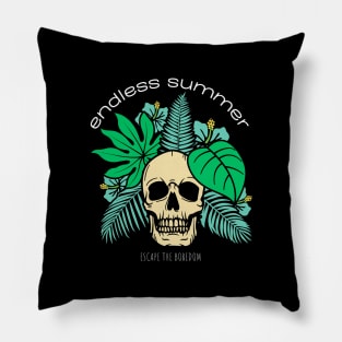 Endless Summer Escape the Boredom Pillow