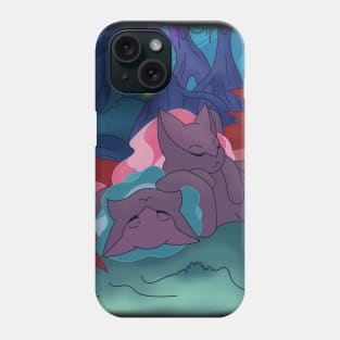 Sleepy Space Cats Phone Case