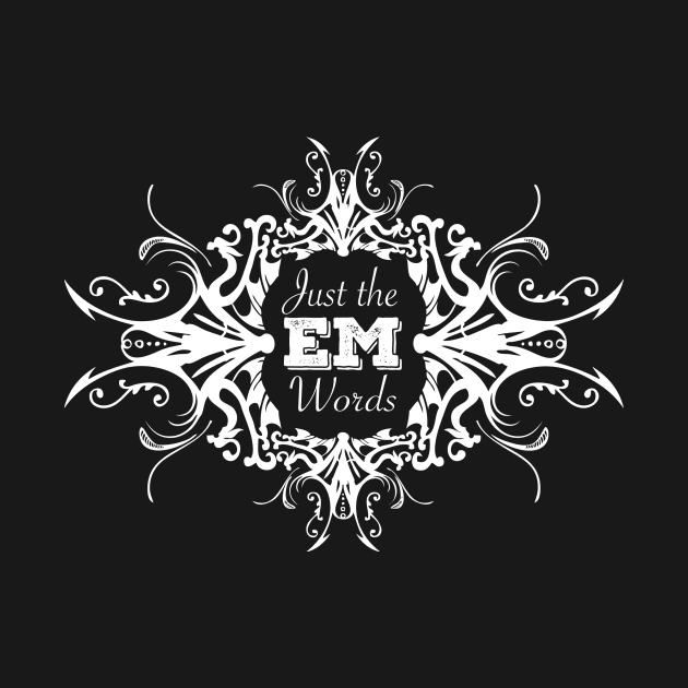 Just The EM Words (Author EM Kaplan) Logo by EMKaplanAuthor