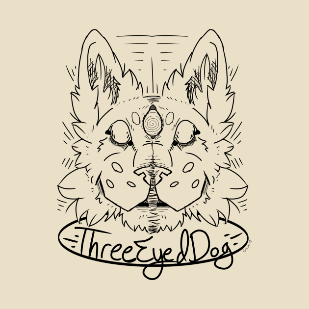 Three Eyed Dog Logo by ThreeEyedDogArt