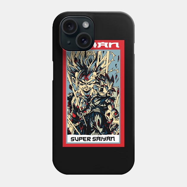 gohan Phone Case by FIFTY CLOTH