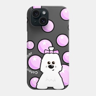 Coton de Tulear bubbles Phone Case