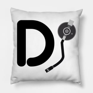 Dj Disc Jockey Turntable Arm Design Music Inspired Pillow