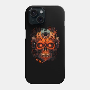 Mechanical skull Phone Case