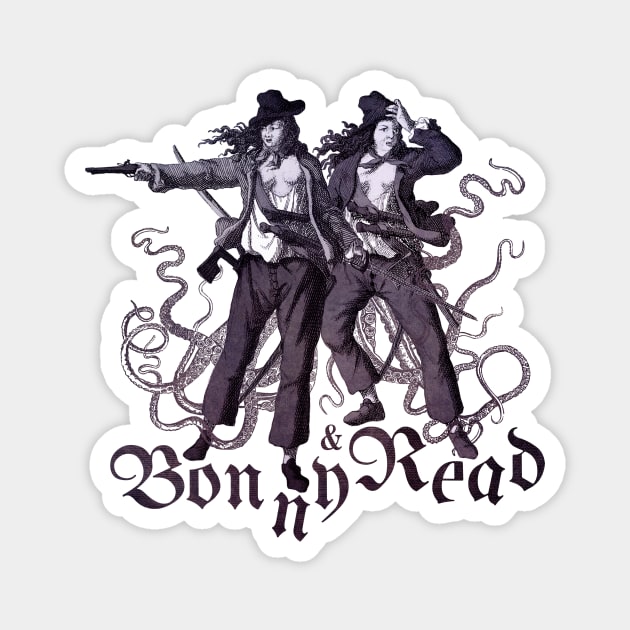 Bonny & Read Magnet by shewantedstorm