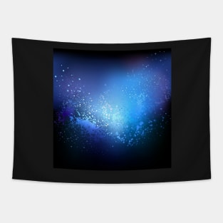 Blue Abstract Background Tapestry