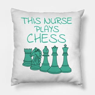 This Nurse Plays Chess Pillow