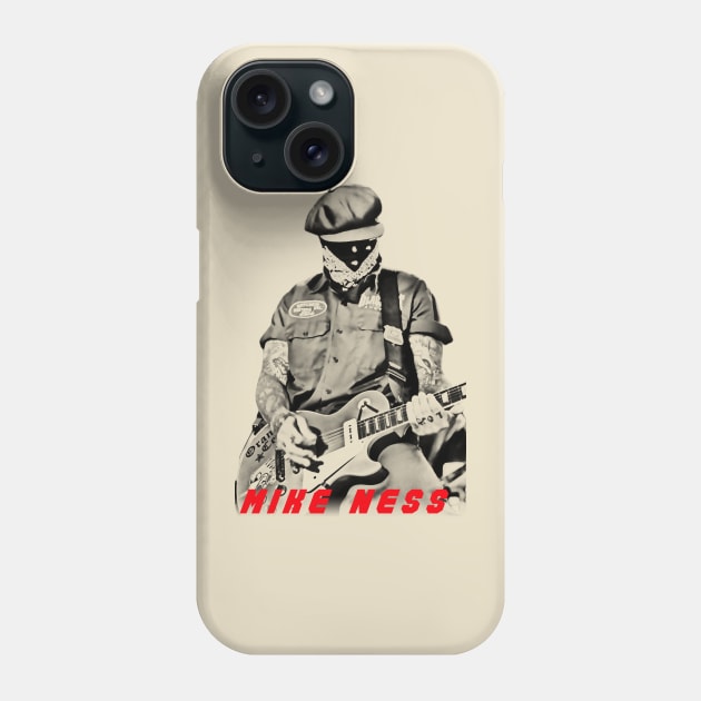 mike ness visual art Phone Case by DOGGIES ART VISUAL