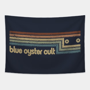 Blue Oyster Cult Cassette Stripes Tapestry