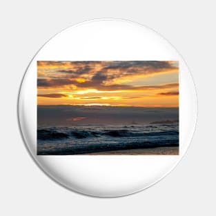 Golden Sky and Silver Sea Pin