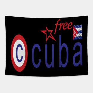 Free Cuba Tapestry