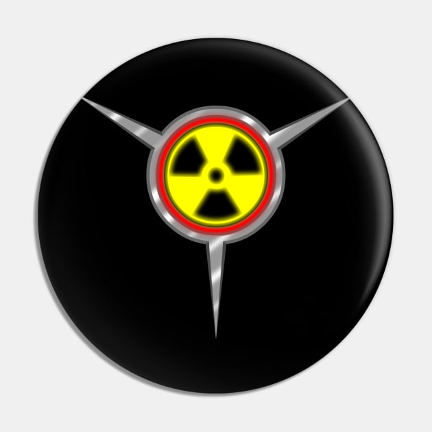 Nuclear Emblem Pin by kostjuk