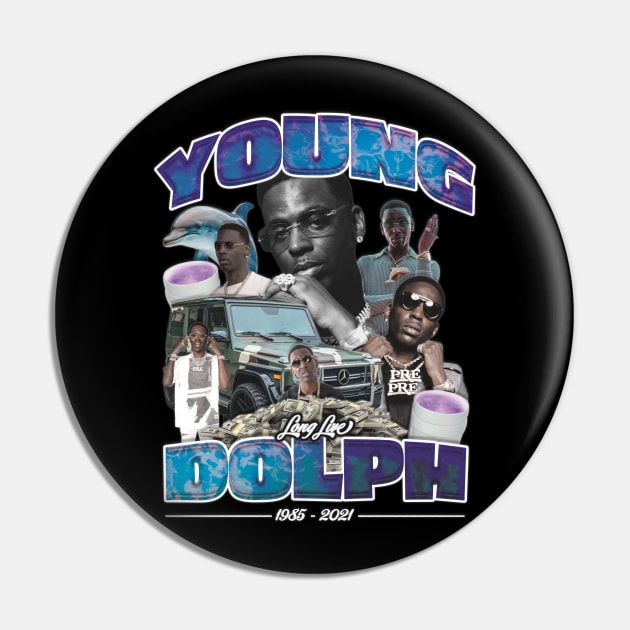 Long Live Dolph Throwback Pin by braprone