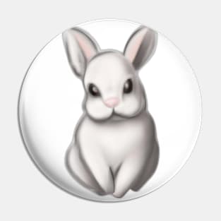 Cute Rabbit Drawing Pin