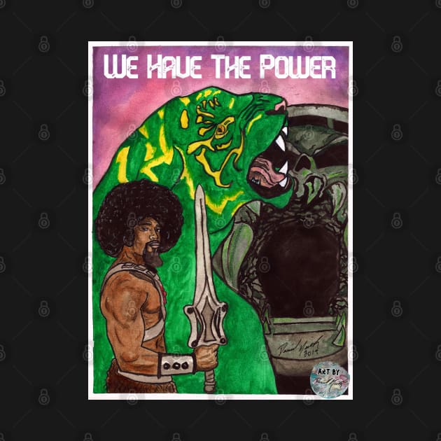 Afro He-Man - We Have the Power by BladeAvenger