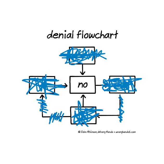 denial flowchart by WrongHands