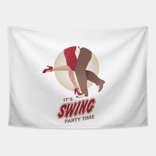 Swing Party Time Tapestry