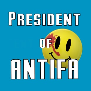 President of ANTIFA smiley T-Shirt