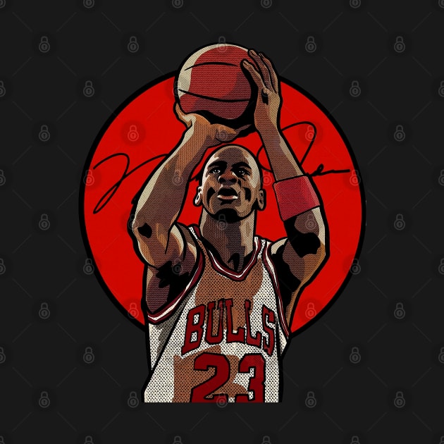 BASKETBALLART - MJ old by JORDAN-ART23