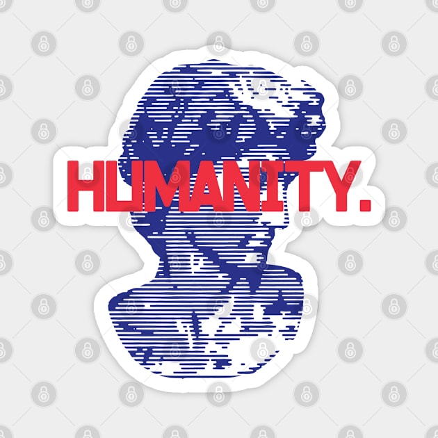 Humanity Magnet by Cottonbutton