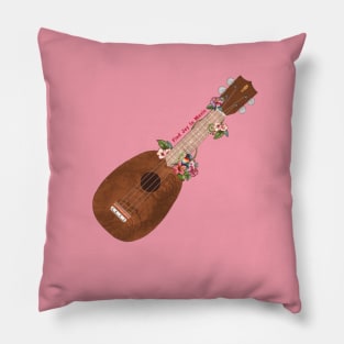 Joy In Music Tropical Ukulele Pillow