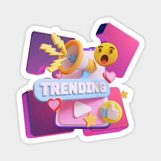 Social Media Influencer Trending Magnet