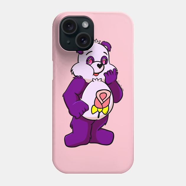 Polite Panda Carebear Phone Case by Boyanton Designs