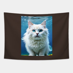 Selfie cat - Modern digital art Tapestry