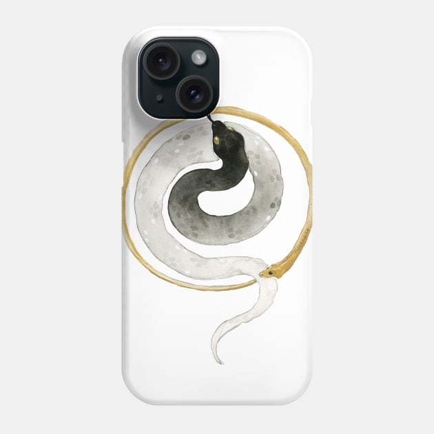 Ring Snake Phone Case by charamath